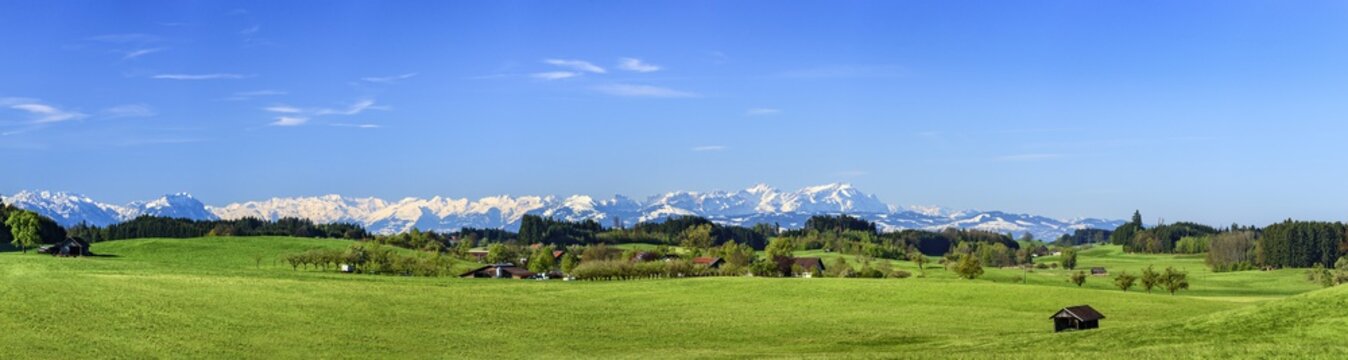 morgendliche Landschaft im Westallgäu
