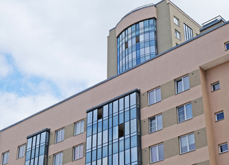 fragment of a modern residential complex