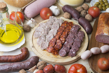Spanish food (embutido)