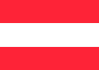 austria national flag. vector illustration