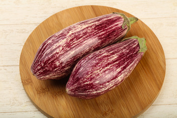 Fresh ripe eggplant