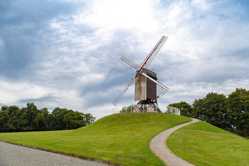 Historical Windmill in Brugge