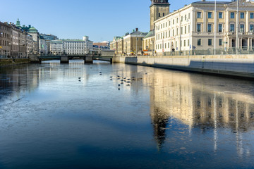 Fototapeta premium View on Göteborg Center Brunsparken