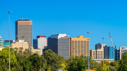 Fototapeta na wymiar Adelaide city skyline