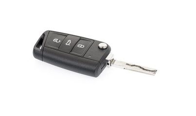 Car key isolated on white background