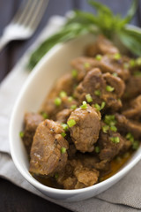 Pork with fennel seeds and garlic