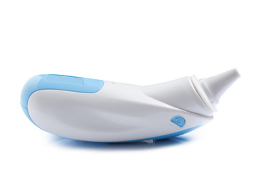 Electronic modern thermometer isolated