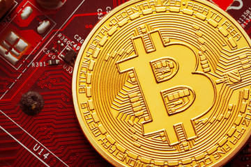 Bitcoin and a computer graphic card