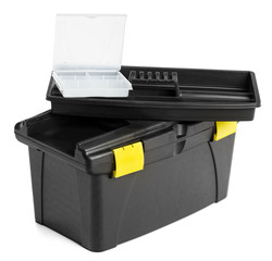 Toolkit box isolated on the white background