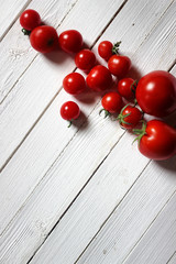 Naklejka na ściany i meble harvest fresh tomato top
