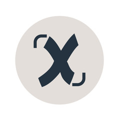 Obraz premium Logotipo seleccion en circulo gris