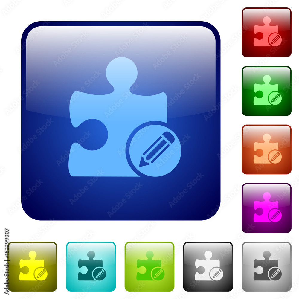 Poster edit plugin color square buttons