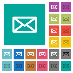 Message square flat multi colored icons