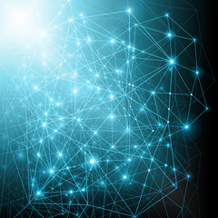 Best Internet Concept of global business.Technological background. Rays symbols Wi-Fi, of the Internet, television, mobile and satellite communications