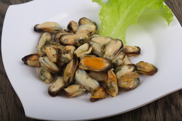 Pickled mussels