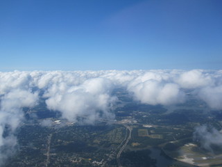 Fototapeta premium atmosphere on the plane