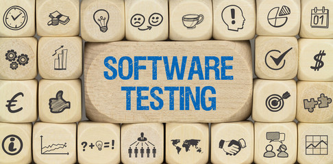 Software Testing / Würfel mit Symbole