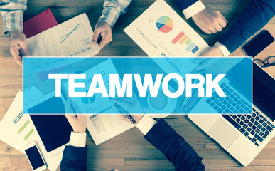 Business Concept: TEAMWORK