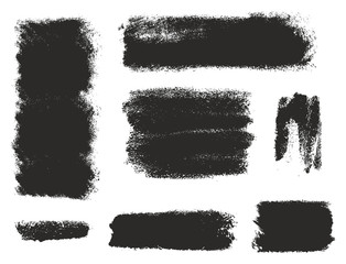 Paint Roller Strokes Vector Patterns & Vector Backgrounds Set 12