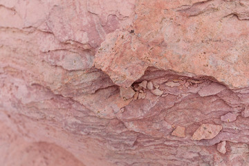 Bodenstruktur eines Felsen