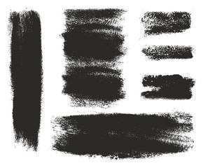 Fototapeta premium Paint Roller Strokes Vector Patterns & Vector Backgrounds Set 06