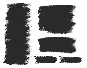 Paint Roller Strokes Vector Patterns & Vector Backgrounds Set 01