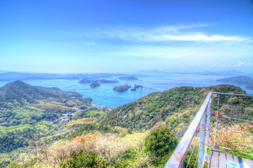 亀老山展望台からのしまなみ海道