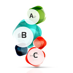 Vector shiny blank web option boxes