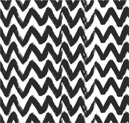 Small Sharp Waves Seamless Abstract Vector Pattern or Seamless Abstract Vector Background Hand Painted with Rounded Brush