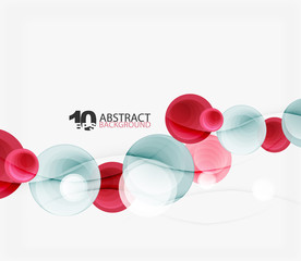 Circle vector background