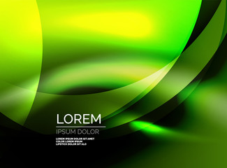 Shiny vector silk wave abstract background