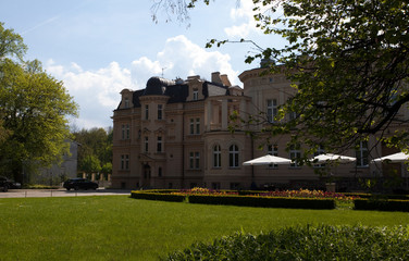 Pałac klasycystyczny (1849) - widok od frontu, Pałac Nowy, niem. Neues Schloss, Ostromecko,...