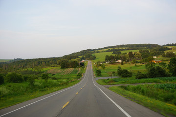 Road with Fields