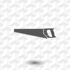hacksaw icon stock vector illustration flat design