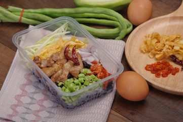 Rice Mixed with Shrimp paste