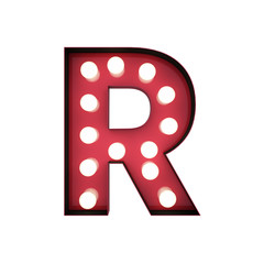 3D Rendering Red Bulb Type Isolated White Background With Clipping Path Mask