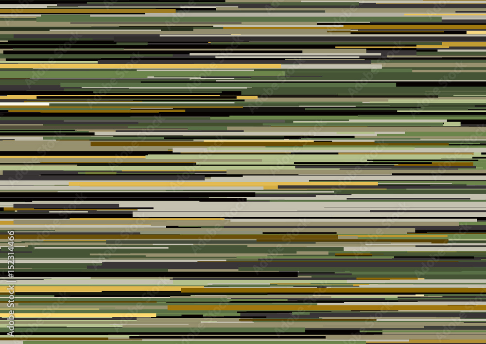 Aufkleber abstract background with glitched horizontal stripes, stream lines. concept of aesthetics of signal 