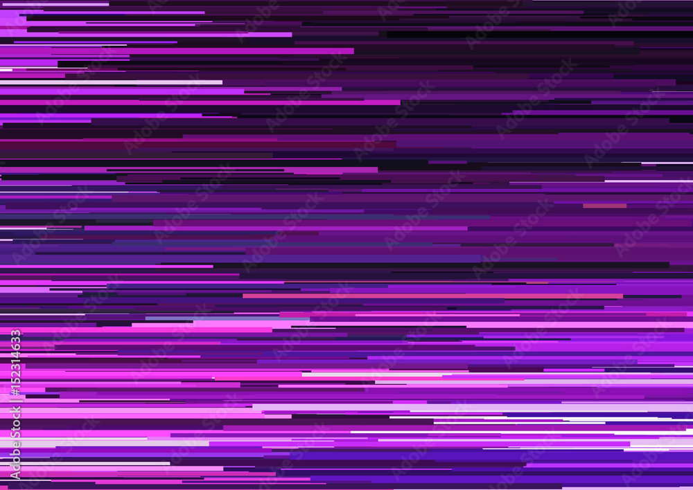 Poster abstract background with glitched horizontal stripes, stream lines. concept of aesthetics of signal 