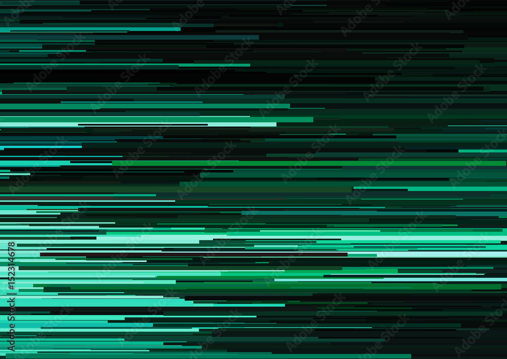 Aufkleber abstract background with glitched horizontal stripes, stream lines. concept of aesthetics of signal 