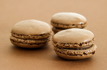 braune Macarons