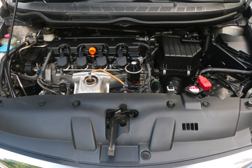 Fototapeta premium Engine machine car ,Automotive industrial part