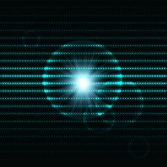 Disco lights. Abstract vector space background. Explosion of glowing particles. Futuristic technology style. Elegant background for business presentations or gift cards. Vector background