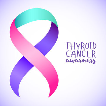 Thyroid cancer ribbon