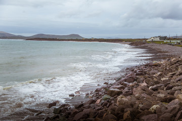 A beautiful Atlantic ocean coastline in Ireland.