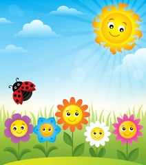 Spring topic background 8