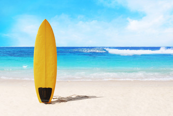 surfer board on the beach - 152331271