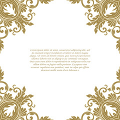 Vector damask seamless pattern
