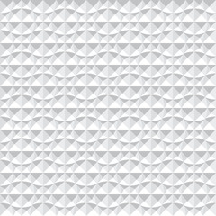 Seamless 3d pattern. White geometric texture.