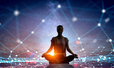 Concentrating on positive thinking