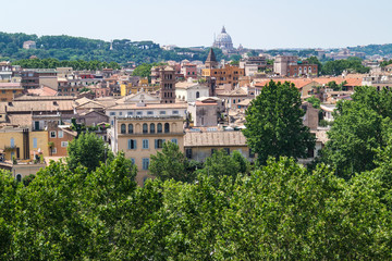 Fototapeta na wymiar Wonderful View over the Eternal City of Rome